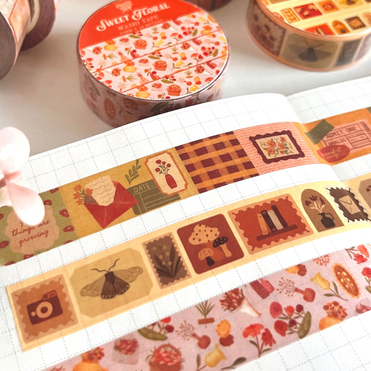 Vintage Bloom Floral | Washi Tape