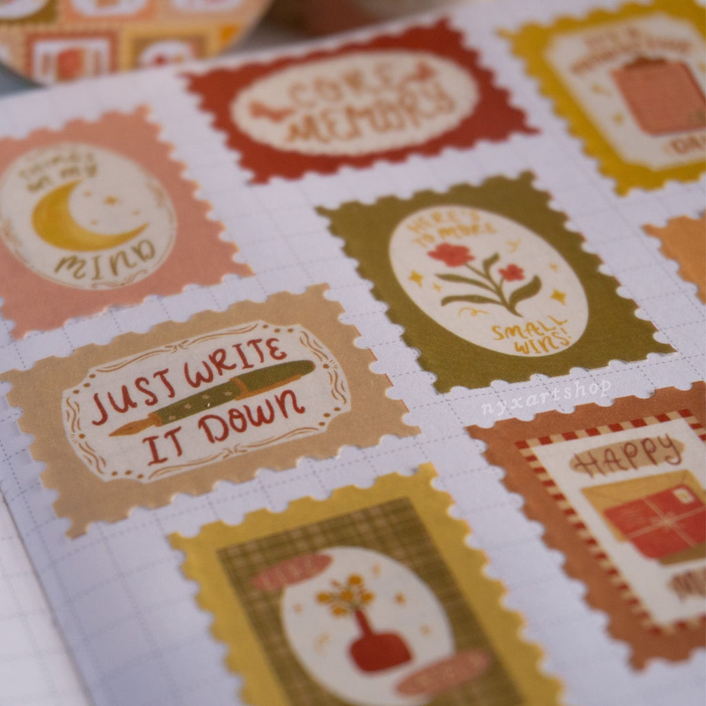 Memory Journal Stamp Washi Tape