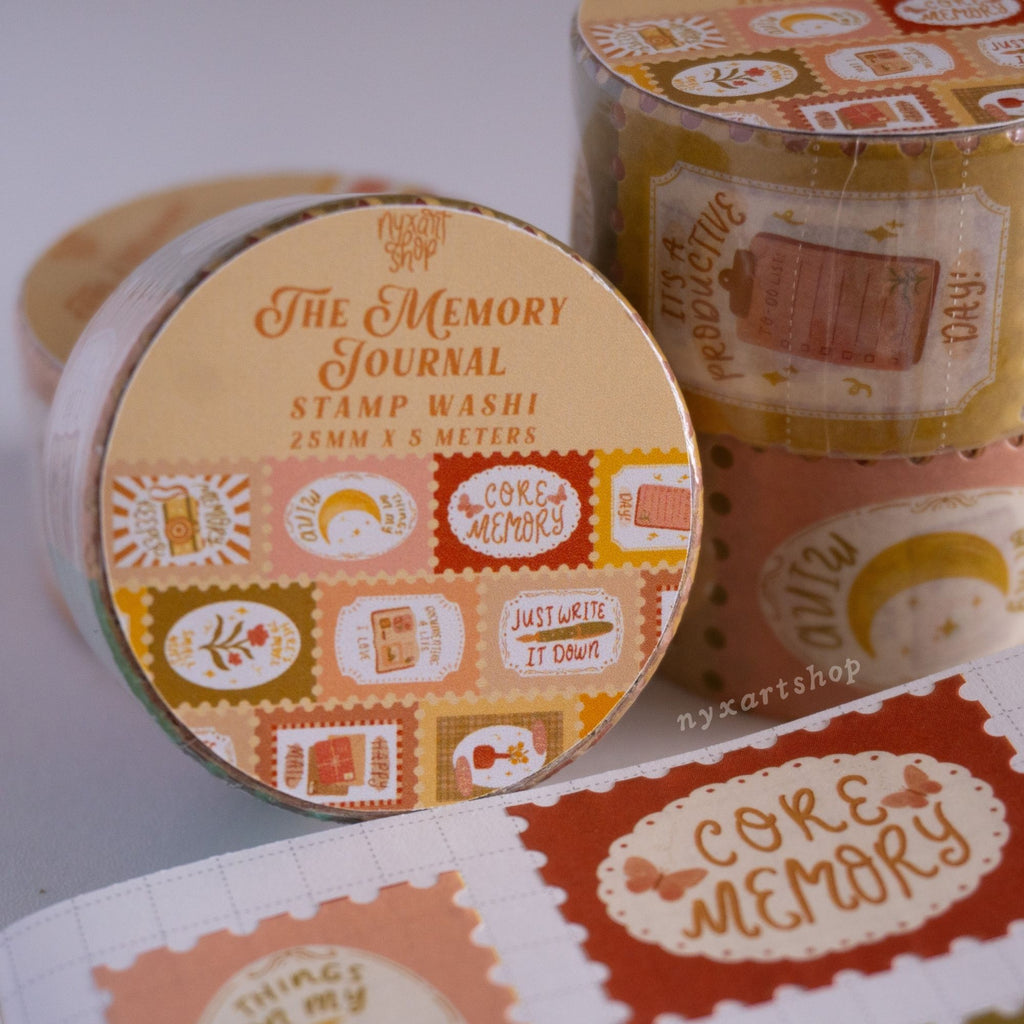 Memory Journal Stamp Washi Tape