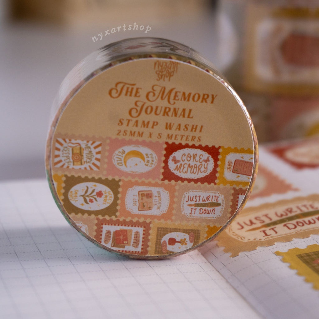 Memory Journal Stamp Washi Tape