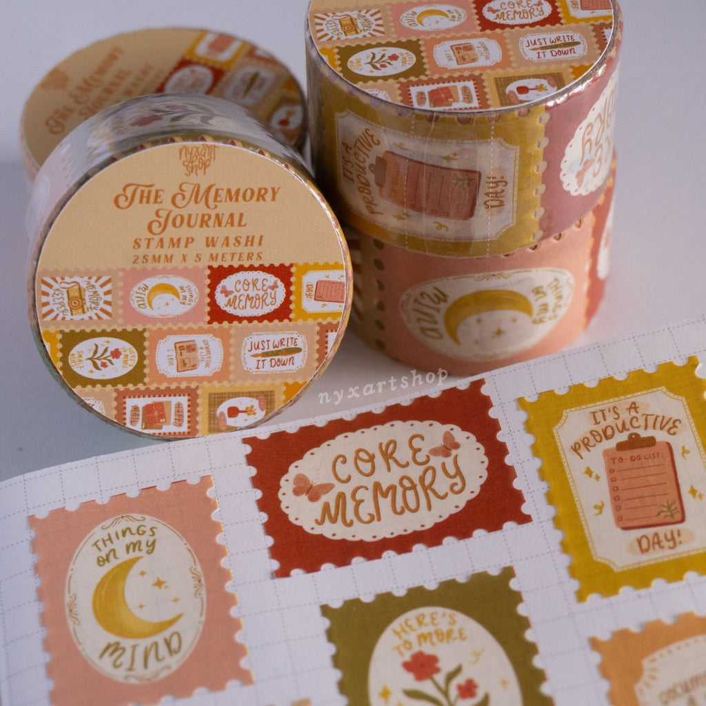 Memory Journal Stamp Washi Tape