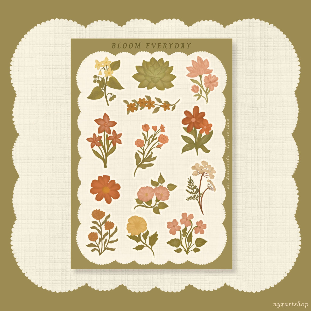 Bloom Everyday | Sticker Sheet