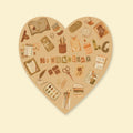Journaling Things Heart Waterproof Vinyl Stickers