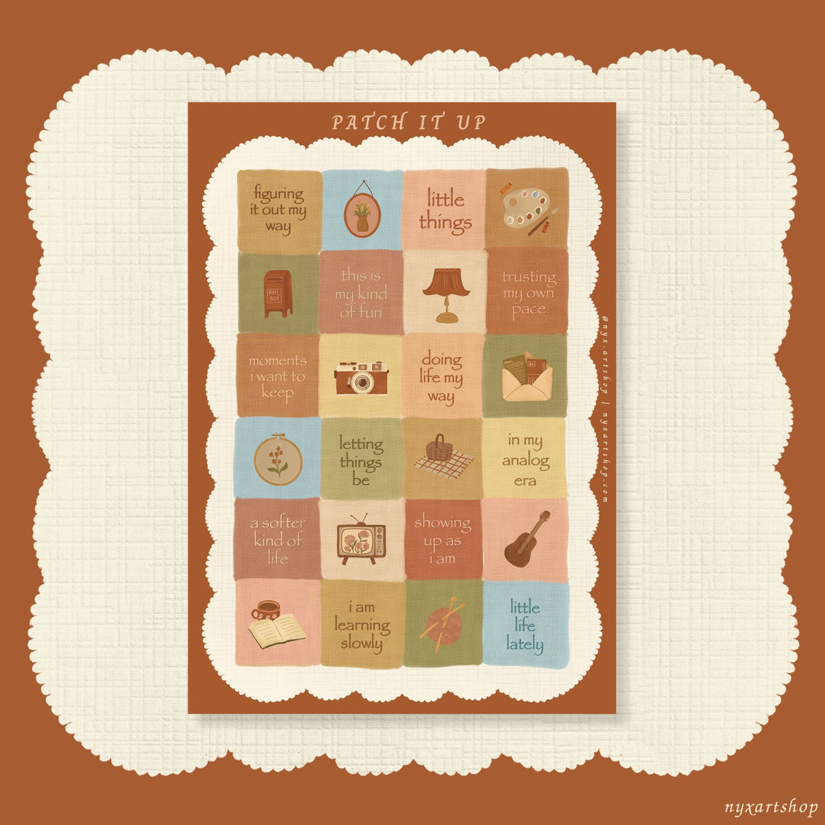 Patch It Up | Sticker Sheet
