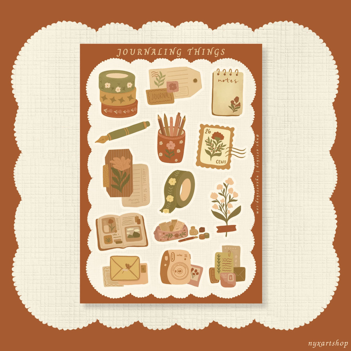 Journaling Things | Sticker Sheet