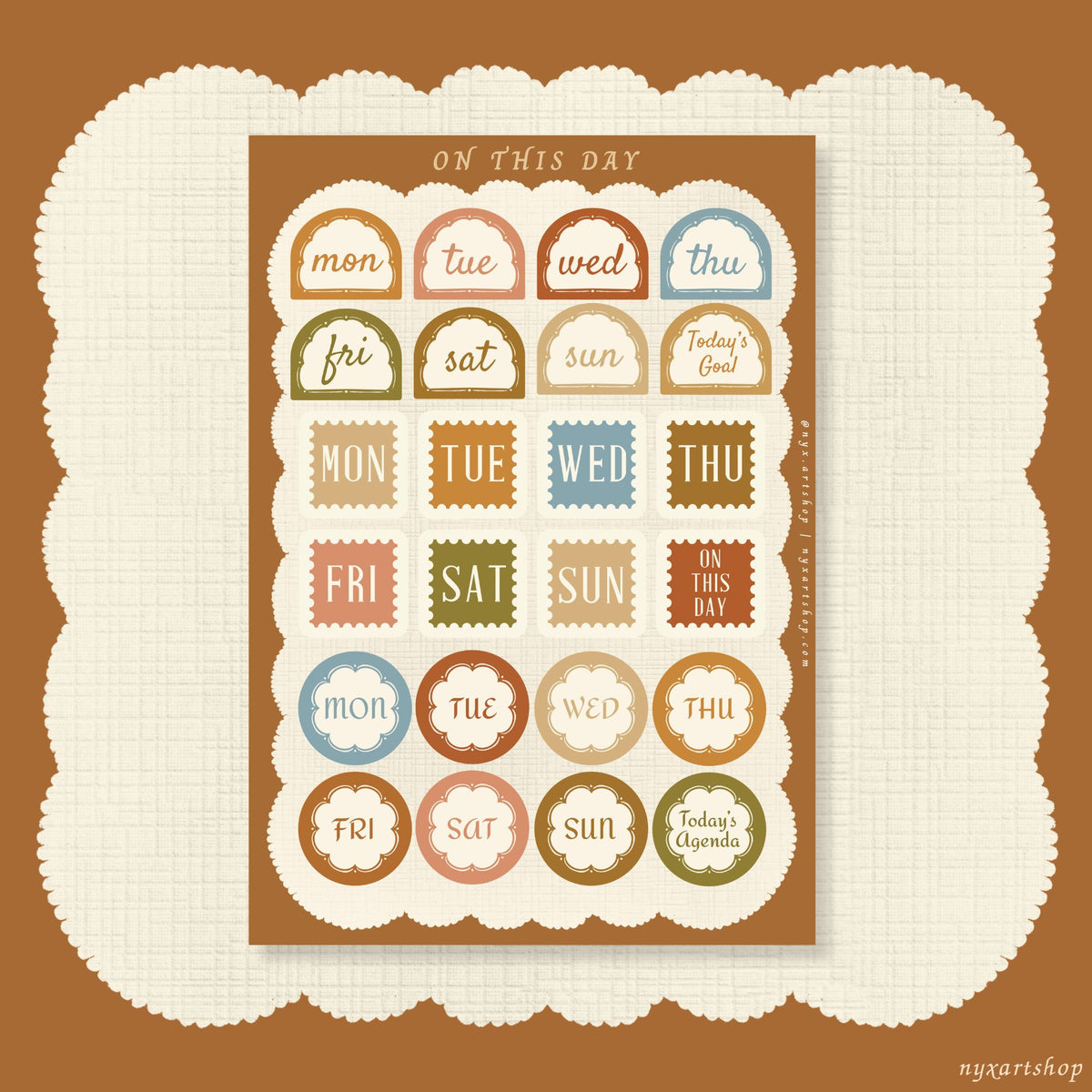 On This Day | Sticker Sheet