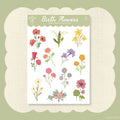 Birth Flowers Sticker Sheet