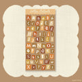 Letter Alphabet Cutouts | Sticker Sheet