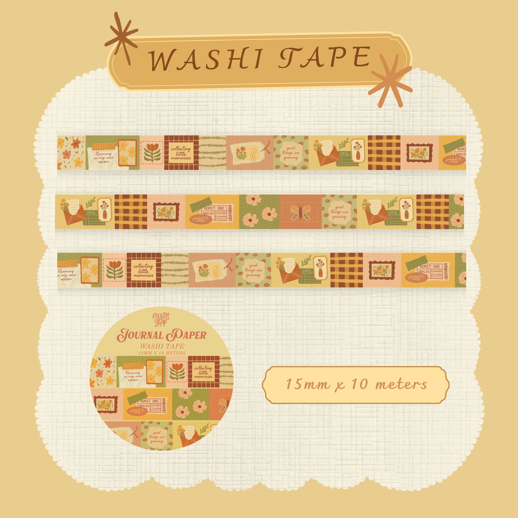 Vintage Bloom Floral | Washi Tape