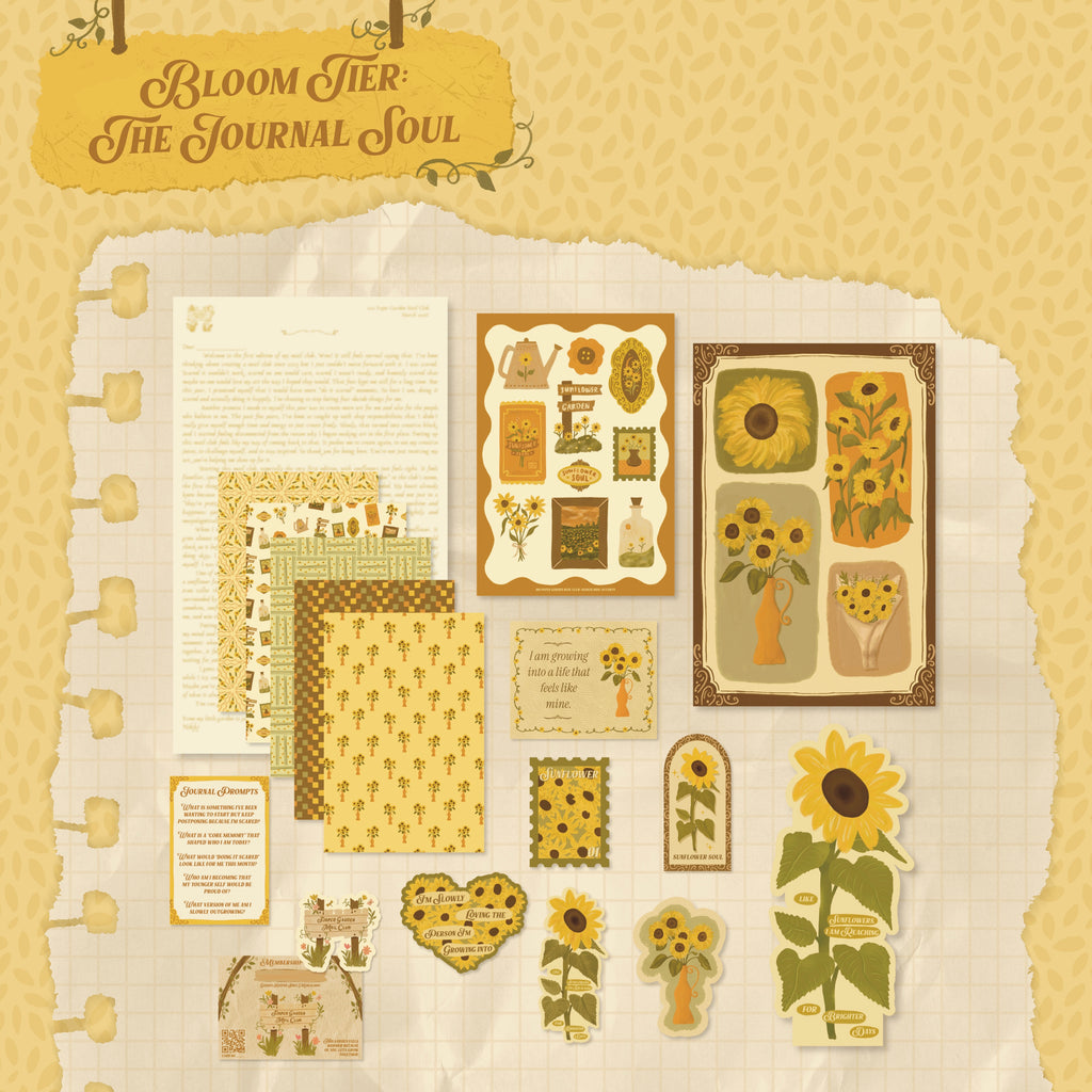 Sunflower: Edition 01 Paper Garden Mail Club (March 2026)
