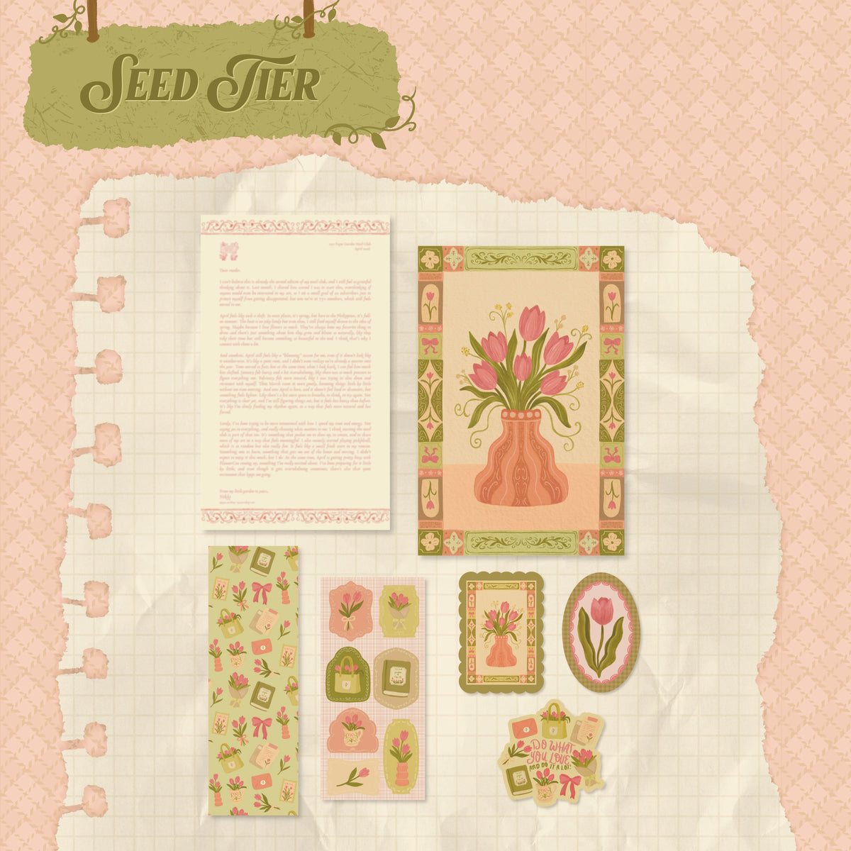 Tulips Edition 03 Paper Garden Mail Club (Jun-Jul 2026)