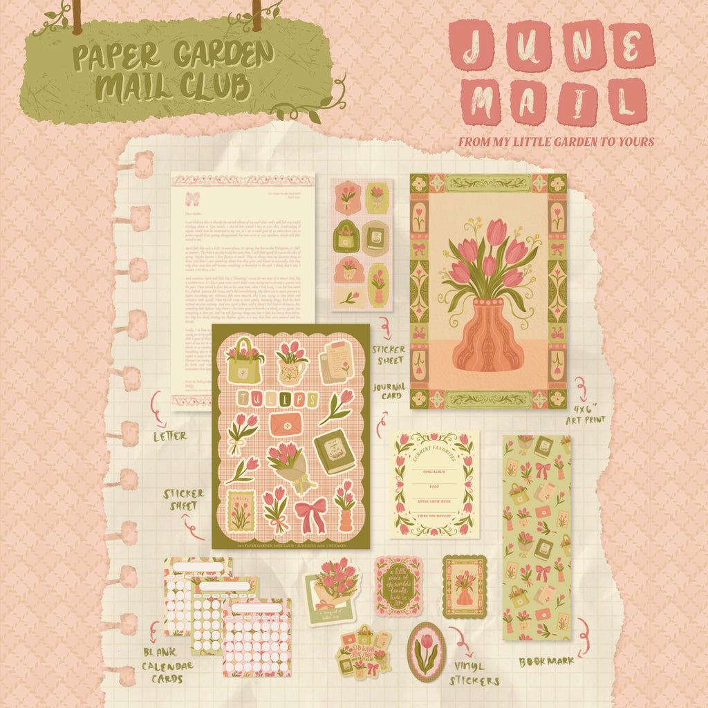 Tulips Edition 03 Paper Garden Mail Club (Jun-Jul 2026)