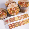 Folk Garden Tile Washi Tape